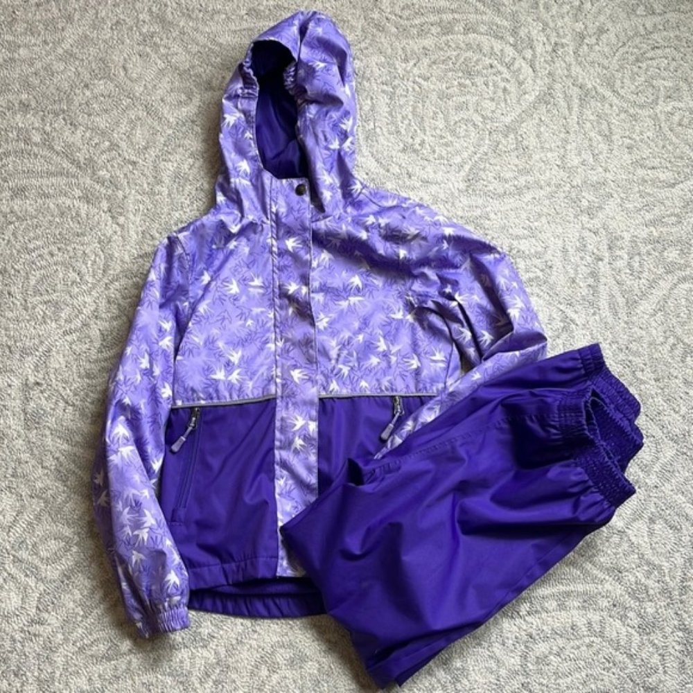 Girls Splash Suit Lined Purple Size 7/8